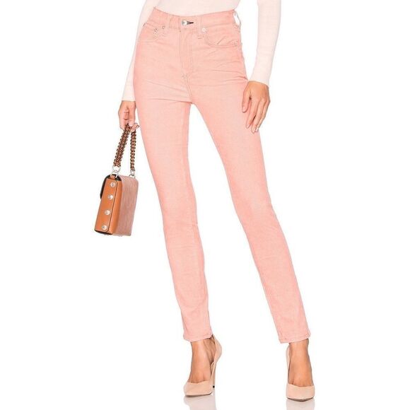 𝅺RAG & bone High Rise Corduroy Skinny Jean in Cameo 26 - Picture 1 of 12